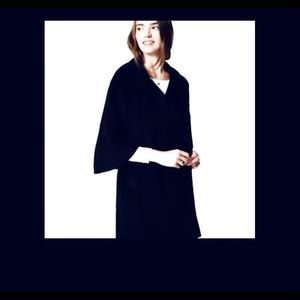 Loft Cape coat navy